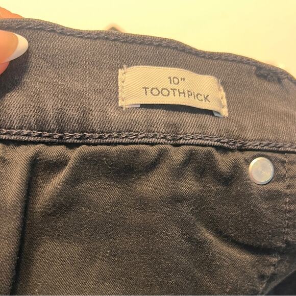 J. Crew Women’s Black 10” Toothpick 31 Petite - Picture 6 of 10